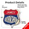 Signmission James's Workshop, 12 inch X 12 inch, Vinyl Decal, 2PK SHI-D-2PACK-12-489-JAMES - alternate 4