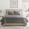 Lavish Home 3-Piece Queen Quilt Set Bedspread & 2 Pillow Shams with Embossed Diamond Pattern Lightweight Set 66-001-QGY - alternate 9
