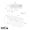 Taiki Taiki 15" 1.5mm X 60 Degree 25.5mm Aluminum 3 Piece Soft Jaw Set 3900-4776 - alternate 2