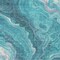 Homeroots 3' X 5' Teal Blue Gray And Ivory Abstract Washable Indoor Outdoor Area Rug 618208 - alternate 8