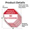 Signmission Private Property No Skateboarding, 4 inch X 4 inch, Vinyl Decal, 5PK OC-D-5PACK-4-155 - alternate 4