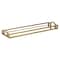 Homeroots 24in Gold Mirrored Glass Handmade Vanity Tray With Handles 713542 - alternate 6