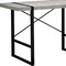 Homeroots 49" Gray and Black Computer Desk 355722 - alternate 9