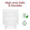 Smarty Had A Party 10.75" Clear Square Plastic Dinner Plates (120 Plates), 120PK 6920-CASE - alternate 7