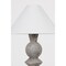 Troy Lighting Cyrah 1 Light Table Lamp, Patina Brass and Ceramic Lunar Grey, 20 In x 28.5 In PTL2529-PBR/CLG - alternate 5