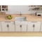 Kingston Brass 30" Fireclay Single Bowl Farmhouse Kitchen Sink with Bottom Grid and Strainer, Glossy White KGPF311910YBC - alternate 4
