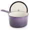 Megachef 2 Quart Enameled Cast Iron Sauce Pan in Gradient Purple 750124515M - alternate 7
