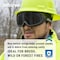 Sellstrom Odyssey II Fire Goggles, Smoke Lens, Sta-Clear Anti-Fog, Non-Vented, High Temp Resistant TPV Frame S80226 - alternate 5
