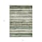 Homeroots 10' X 14' Sage And Beige Striped Washable Indoor Outdoor Area Rug 605908 - alternate 8