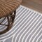 Jonathan Y Ariana MidCentury Art Deco Striped Arches Two-Tone High-Low Blue/White 2 ft. x 8 ft. Runner Rug SND100C-28 - alternate 6