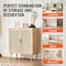 Vevor Rattan Cabinet Storage with 2 Magnetic Doors and Adjustable Shelves Natural SR191522 - alternate 7
