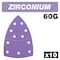 Trend Zirconium 60 Grit Detail Sanding Sheets, 102x151mm, Pack of 10, AB/DET/60Z, 10PK U*AB/DET/60Z - alternate 1