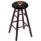 Holland Bar Stool Co Oak Bar Stool, Dark Cherry Finish, Arizona State Pitchfork Seat RC30OSDC - alternate 1