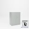 Pucel Heavy Duty 2-Door Storage Cabinet with Casters, 36 in W x 54 in H x 24 in D, Gray HDSC-3648-24-2C - alternate 1
