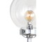 Jonathan Y Caleb 6" 1-Light Contemporary Transitional Iron/Glass LED Vanity Light, Chrome/Black JYL9056A - alternate 7