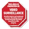 Signmission This Area Is Protected by Video Sur, 10 inch X 10 inch, Plastic Sign, 2PK OC-P-2PACK-10-316 - alternate 1