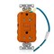 Leviton 20 Amp SmartlockPro Isolated Ground GFCI Receptacle/Outlet, Industrial Grade, Tamper-Resistant GFTR2-IGO - alternate 1