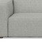 Homeroots 122" Gray Fabric Modular Sofa With Brown Legs 641011 - alternate 4