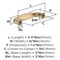 Amerock Franklin 3 inch (76mm) Center-to-Center Champagne Bronze Cabinet Pull, 10PK 10VMP37050CZ - alternate 4