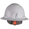Klein Tools Hard Hat, ABS, Polycarbonate, 4 Point Ratchet with Pivot, Type 1, Class E, White 60400 - alternate 8