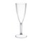 Smarty Had A Party 8 oz Clear Stripe Round Disposable Plastic Champagne Flutes 48 Champagne Flutes, 48PK 1708-CASE - alternate 10
