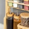 Basicwise 3-Tier Bamboo Spice Rack with 6 Spice Shaker Bottles, 4 Airtight Jars and 2 Soy Sauce or Olive QI004708 - alternate 9