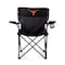 Picnic Time Family Of Brands NCAA Texas Longhorns PTZ Camp Chair - Beach Chair with Carrying Bag, Black 804-00-179-194-1 - alternate 1