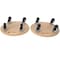 Edendirect Heavy Duty Wood Furniture Dolly with Wheels, 500 lbs Capacity 2pcs 15in Round Platform ED-W46577452 - alternate 7