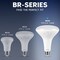 Luxrite BR40 LED Light Bulb, 12W (90 Watt Equivalent), 5CCT 2700K 3000K 3500K 4000K 5000K, 6PK LR31629 - alternate 7