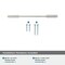 Amerock Angle 5-1/16 inch (128mm) Center-to-Center Satin Nickel Cabinet Pull, 25PK 25VMP37301G10 - alternate 4
