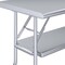 Amgood 24 in. x 60 in. Folding Stainless Steel Work Table with Removable Undershelf AMG FWT-US-2460-Z - alternate 4