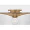 Troy Lighting Killian 16in wide 1 Light Flush Mount in Patina Brass C2916-PBR - alternate 6