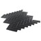 Apollo Tile Black 11 in x 12.6 in Glass Glossy Floor and Wall Mosaic Tile 4.81 sqft/case, 5PK APLHB88091A - alternate 7