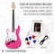 Lyxpro CS 39 in. Left Hand Electric Guitar Kit with Guitar, Amp Cable, 6 Picks and More LYXEGST39PNLH - alternate 3