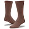 Railroad Sock Mens Crew Socks, 85% Cotton, 15% Nylon, Brown, 6-12 M, 3 PK 6033 - alternate 3