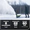 Greenworks 80V 22'' Single-Stage Snow Blower with 4.0 Ah Battery & Charger 2605902 - alternate 11