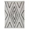 Homeroots 60" X 50" Cream Woven Cotton Geometric Throw Blanket with Fringe 516540 - alternate 7