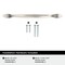 Amerock Intertwine 6-5/16 inch (160mm) Center-to-Center Satin Nickel Cabinet Pull, 10PK 10VMP21174G10 - alternate 3