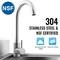Wrightmaster 19.6 in. D x 21.6 in. W 7.6 gal. Freestanding Laundry/Utility Sink in Stainless Steel with Faucet ZR-SC187-3 - alternate 5