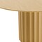 Homeroots 60" Brown Solid Wood Pedestal Base Round Top Dining Table 721004 - alternate 5