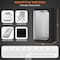 Topmaster Portable Steam Sauna, 99-Min Timer, 9 Heat Levels, 3L Steamer, Foldable Chair, Gray Waterproof Tent TMSAUST30BLK.6 - alternate 8