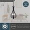 Vaxcel Monrovia 3 Light Bronze Open Cage Teardrop Pendant Light P0382 - alternate 5