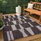 Jonathan Y Odette Modern Geometric Abstract Two-Tone Black/Cream 3 ft. x 5 ft. Indoor/Outdoor Area Rug TSN303A-3 - alternate 8