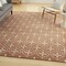Homeroots 5' X 7' Copper Geometric Indoor Outdoor Area Rug 572648 - alternate 7