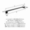 Amerock Revitalize Matte Black Traditional 24 in 610 mm Towel Bar BH36034MB - alternate 4