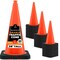 Xpose Safety Traffic Safety Cone, 28 in, PVC Plastic, 10 lb Base, DOT Approved, Orange, 24 pk OTC28-10L-24-X - alternate 1