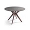 Homeroots 47" Gray and Brown Glass and Solid Wood Dining Table 370704 - alternate 4