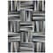 Homeroots 5' X 8' Black Gray And Ivory Geometric Washable Indoor Outdoor Area Rug 598239 - alternate 9