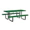 Leisure Craft Rectangle Portable Picnic Table, Green, 6 ft L T6XPP-GREEN - alternate 1