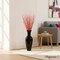 Uniquewise 37in Tall Decorative Black Flared Bamboo Floor Vase with 12-Piece 59in Natural Dried Red Mulberry QI004233.K1 - alternate 6